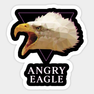 Angry eagle Sticker